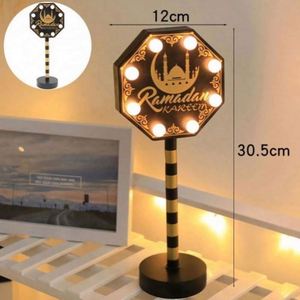 Novelty Gift Party Supplies Led Wooden Acrylic Street Light Lantern Moon Castle Holiday Easter Customized Color Teen Decorations - Product Image 5
