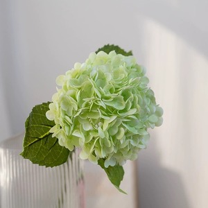 高品质真触感人造绣球花大头绿白绣球花乳胶绣球花用于婚礼装饰 - Product Image 2