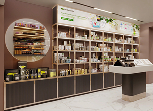 Custom Cosmetic Store Interior Design Beauty Display Furniture Makeup Showcase Counter Retail Shop Fixtures - Product Image 6