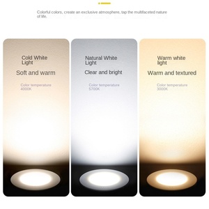 Plafonnier encastré LED à économie d'énergie de haute qualité pour intérieur IP65 6W 12W 18W Spot pour la maison et le bureau - Product Image 3