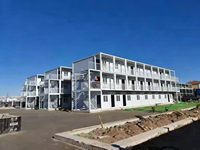 Maison préfabriquée de 20 pieds de long, maisons préfabriquées à 2 étages
