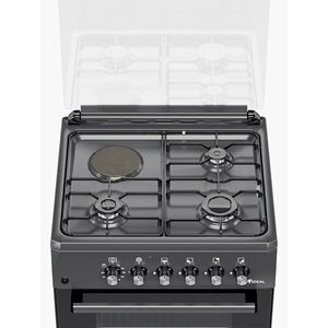 Cocina de gas de hierro fundido de encendido electrónico L315 Aplicación doméstica independiente - Product Image 5