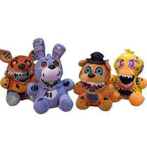 Peluche Five Nights da 4 pollici (10 cm) - Regali promozionali, mini bambole per macchine artiglio, personaggi dei cartoni animati, portachiavi in peluche - Vendita all'ingrosso - Product Image 6