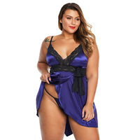Nuisette sans manches en dentelle à col en v pour femme, robe de nuit Sexy, grande taille, vêtements de nuit, nouvelle collection