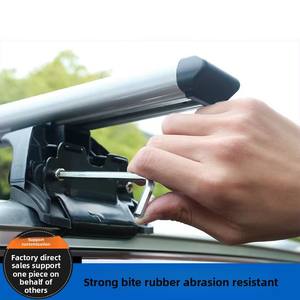 Barres de toit universelles <span class=keywords><strong>antivol</strong></span> en alliage d'aluminium HS-474 avec serrure, pour bagages de voiture, 5000 kg, 2,5x1,5x0,5 m - Product Image 3