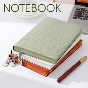 สมุดโน้ตปกหนังเทียมลายเรียบง่ายขนาด A5 สำหรับ<span class=keywords><strong>นัก</strong></span>เรียนสอบเข้ามหาวิทยาลัยและการเรียนรู้ ขายส่ง - Product Image 1