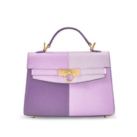 Sac Fourre-Tout en Cuir PU pour Femmes, Vente en Gros Usine, OEM ODM, Mode, Sacs Carrés Bicolores Contrastés, Classiques, Sacs à Main à Poignée Supérieure pour Dames