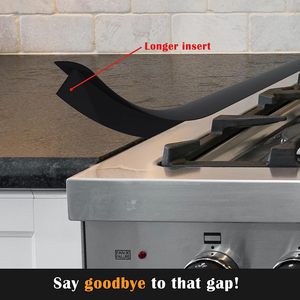 Eco-Friendly Food Grade Silicone <b>Gap</b> Cover Filler for Stove and Counter Counter Stove <b>Gap</b> Cover - Product Image 6