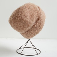 Nouveau bonnet en tricot d'hiver à col roulé, plusieurs couleurs disponibles, chaud et confortable, style décontracté, mélange de laine double couche, chapeau contre le froid