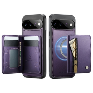 Funda tipo cartera con cierre de cremallera y carga inalámbrica para Google Pixel <span class=keywords><strong>11</strong></span>/<span class=keywords><strong>11</strong></span> <span class=keywords><strong>Pro</strong></span> XL/10A, Funda magnética para Pixel 9A/10/9 <span class=keywords><strong>Pro</strong></span> - Product Image 2