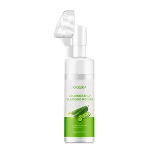 Cucumber Cleansing Mousse Deep Cleansing Face Wash Facial Foam Cleanser