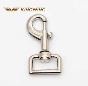 Khóa dây xích chó đầu vuông bằng thép không gỉ, móc xoay chắc chắn, khóa kim loại bền, đúc chính xác - Product Image 3