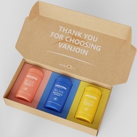 Solutions d'emballage, boîte d'emballage de luxe pour les collections de produits cosmétiques et de produits de santé, boîte en kraft personnalisée avec logo