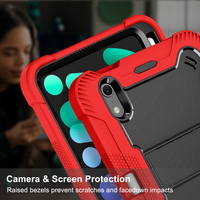 Étuis robustes pour tablette iPad Mini 8 A17 Pro Mini 6, protection multi-couches, antichoc, avec béquille, housse de tablette durable