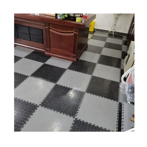 PVC Anti-Slip Click Interlocking Floor Mats for Workshop and Repair Shop Durable Indoor Vinyl Flooring - Product Image 3