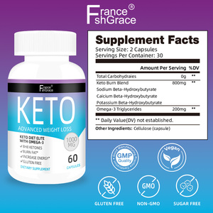 Pastillas Keto Burn Personalizadas para Pérdida de Peso - 1200 Mg, Quemador de Grasa Cetogénico Natural Avanzado, Utilizando la Dieta Cetónica para Adultos - Product Image 5