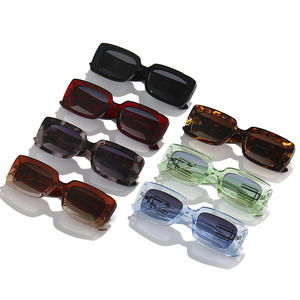 New Square Street Lunettes <span class=keywords><strong>de</strong></span> soleil à la mode Shades Modern Ins Lunettes <span class=keywords><strong>de</strong></span> soleil rectangulaires pour hommes et femmes - Product Image 2