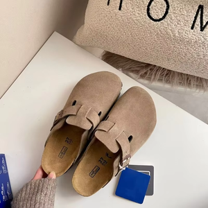 รองเท้าแตะแบบสวมสำหรับกิจกรรมกลางแจ้ง รุ่น Birkenstocks พื้น PVC บุ PU สำหรับผู้หญิง นวดเท้าได้ ใส่ได้ทั้งฤดูร้อนและฤดูใบไม้ร่วง - Product Image 4