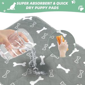 Non-Slip Reusable Training <strong>Pads</strong> <strong>Washable</strong> Bed <strong>Pad</strong> Waterproof <strong>Pee</strong> <strong>Pads</strong> <strong>for</strong> <strong>Dogs</strong> - Product Image 2