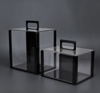 Boîte de rangement pour jetons de poker FuPai Casino Accessories, 1000 pièces, 39 mm, boîte de transport en acrylique de luxe en forme de cage à oiseaux, étui pour jetons de casino
