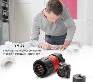 Cnlinko <span class=keywords><strong>3</strong></span> pin kết nối không thấm nước Cáp Cắm Điện Xoay XLR nối <span class=keywords><strong>3</strong></span> Pin điện thiết bị đầu cuối kết nối - Product Image 6