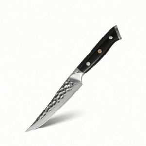 USA Mairun Professional 8-Inch G10 Damascus Hammering Chef's <b>Knife</b> Wood Eco-Friendly Ambidextrous Stainless Carbon Steel - Product Image 3