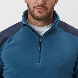 Chaqueta de Invierno de Punto Personalizada OEM, Chaqueta Cortavientos Unisex Informal de Forro Polar, Decoración Bordada, Talla Grande, Transpirable y Ecológica - Product Image 1