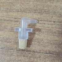 Diffuseur d'air coudé en cuivre fritté anti-colmatage pour aquarium, oxygénateur pour pompe à air, accessoires pour aquarium