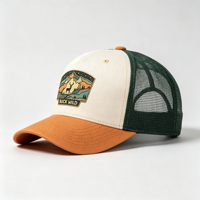 Casquette Trucker Unisexe Vintage pour Sports de Plein Air avec Visière Courbe Réglable et Logo Personnalisé en Patch Tissé – Fournisseur d'Usine