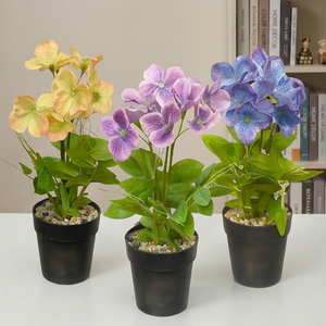 Artificial Succulent <b>Spring</b> Blossom Tabletop Pot Indoor Home Office Desk <b>Decor</b> Colorful Faux Plant Gift Idea Premium Quality - Product Image 4