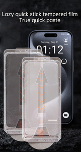 ฟิล์มกระจกนิรภัย HD 9H 2.5D ใส ป้องกันฝุ่น ป้องกันรอยขีดข่วน ป้องกันรอยนิ้วมือ กันน้ำ ติดตั้งง่าย - Product Image 4