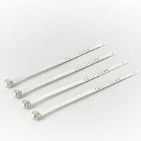 Sceau de sécurité en métal poli TSS-L2 en acier inoxydable, étanche, antivol et durable, avec tête sphérique, pour camions et remorques (215 mm)