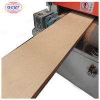 Wpc terrazas y quilla máquina de extrusión de la máquina de línea de madera/máquina de plástico para el wpc decking quilla viga post