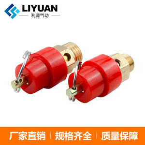 Soupape de sécurité Liyuan 1/4 filetée pour compresseur d'air, soupape de décharge de pression pour utilisation avec l'air - Product Image 5