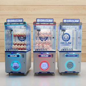 Custom Coin-Operated Crazy Claw Machine Multiple Plug Rentable Mall Toy con 2 Garras FECs Doll Crane Sales - Product Image 1