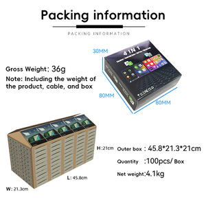 Caja Carplay 4 en 1 con Conexión Inalámbrica USB Tipo C y Mirror Link, Personalizable de Fábrica, Nueva Llegada, para Teléfonos IOS y Android - Product Image 6