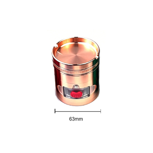 Combo de Molinillo y <span class=keywords><strong>Rodillo</strong></span> 2 en 1 Directo de Fábrica con Ventana Lateral, Triturador de Hierbas de Aleación de Zinc, Impresión de Logotipo Personalizado, Stock Disponible - Product Image 5