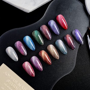 Lehchis - Esmalte <span class=keywords><strong>de</strong></span> <span class=keywords><strong>Uñas</strong></span> Holográfico <span class=keywords><strong>de</strong></span> 15 ml, <span class=keywords><strong>Color</strong></span> Neón Navideño, Brillante, Rojo y <span class=keywords><strong>Verde</strong></span>, Efecto Ojo <span class=keywords><strong>de</strong></span> Gato Magnético, No Tóxico, Gel UV - Product Image 4