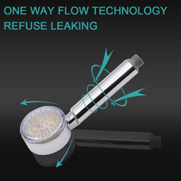 Pommeau de douche multifonction à changement de couleur à Led, pommeau de douche de salle de bain à économie d'eau, pommeau de douche haute pression à effet pluie