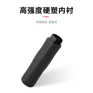 Poignées de guidon YueliBicycle 25,4 mm en mousse absorbant les chocs pour VTT noir - Product Image 2