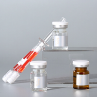 Le kit comprend des seringues, des matériaux d'emballage, des seringues pour sérum, des ampoules de poudre lyophilisée, des flacons de 5 ml et de l'acide hyaluronique.