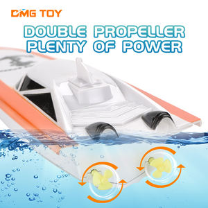 2.4g haute fréquence en plastique Rc jouets haute vitesse télécommande bateau brushless rc pêche <span class=keywords><strong>surfeur</strong></span> appât bateau - Product Image 2