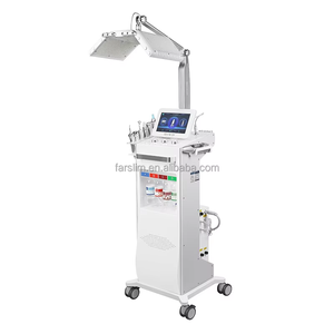 เครื่องทำทรีทเมนต์หน้าแบบตั้งพื้น 10 in 1 ผลิตจากสแตนเลส พร้อมฟังก์ชั่นออกซิเจน, ไมโครเดอร์มาเบรชั่น, TDA, EMS สำหรับทำความสะอาดผิวหน้า ลำคอ และผิวกาย - Product Image 3