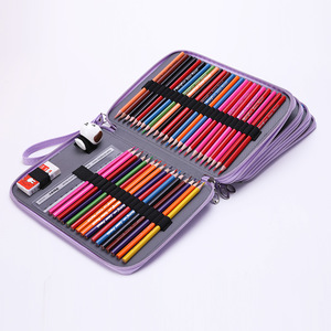 Atacado de 184 Peças de Estojo de Lápis de Material PU com 4 Camadas para Desenho e Colorir - Product Image 2