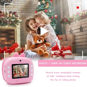 Mini fotocamera Hd 1080p con giochi foto divertenti <span class=keywords><strong>per</strong></span> <span class=keywords><strong>bambini</strong></span> pellicola <span class=keywords><strong>per</strong></span> fotocamera a colori istantanei giocattoli <span class=keywords><strong>per</strong></span> Selfie fotocamera digitale <span class=keywords><strong>per</strong></span> <span class=keywords><strong>bambini</strong></span> - Product Image 3