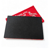 Patchs brodés personnalisés en tissu sergé écologique de forme rectangulaire pour la décoration de vêtements, chapeaux et bagages