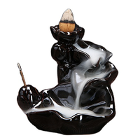 Approvisionnement Direct Usine Cascade pour Brûleur d'Encens Lotus à Refoulement Bakhoor Diffuseur d'Aromathérapie pour Décoration d'Intérieur et Cadeau