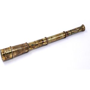 Telescopio Marítimo de Latón ALFA NAUTICAL de 15 Pulgadas con Aumento de 4-9.9x, Caja de Madera No Impermeable para Uso Civil - Product Image 4