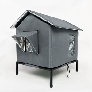 Maison pour <span class=keywords><strong>chat</strong></span> d'extérieur imperméable, pliable, résistante au vent et aux intempéries, abri thermique pour <span class=keywords><strong>chat</strong></span> errant en hiver, tente portable pour <span class=keywords><strong>chat</strong></span> - Product Image 6
