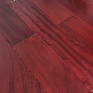 Uso interno Cumaru pavimento in legno massello lunghezza 610mm 100% vero legno tradizionale rosso 18mm